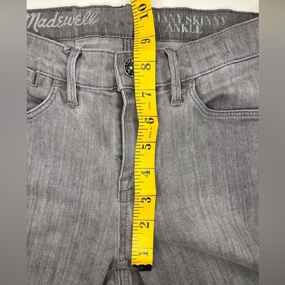 MADEWELL | Gray Skinny Skinny Ankle Jeans Sz 26 - Picture 3 of 7